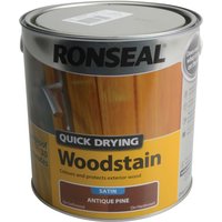 Ronseal Quick Drying Woodstain Satin Antique Pine 2.5 litre 30946