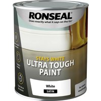 Ronseal Stay White Ultra Tough Satin 750ml 37524