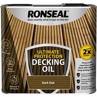 Ronseal Ultimate Protection Decking Oil Dark Oak 2.5 litre 36938