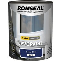 Ronseal uPVC Paint Royal Blue Satin 750ml 39390