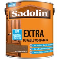 Sadolin Extra Durable Woodstain African Walnut 2.5 litre 5028556