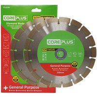 CorePlus Top Twelve Diamond Blade Twin Pack 230mm CORTT122302