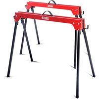 Excel Steel Sawhorse Heavy Duty Twin Pack 500kg Capacity