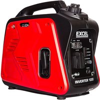 Excel Petrol Inverter Generator 4-Stroke Engine - 1200W Power Output, 60CC for Reliable Outdoor use