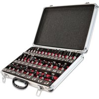 Excel 1/2in Shank TCT Router Cutter Bit 12 Piece Set 1/2in