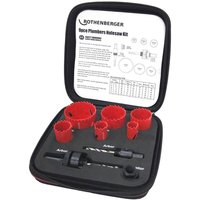 Rothenberger Plumbers Holesaw Set of 9 Piece 114202R