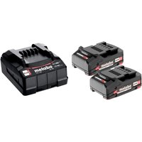 Metabo Basic Set 18V 2 x 2.0Ah LiPOWER Battery with SC 36 Charger 685161000