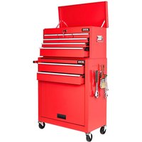 Excel 25" 5 Drawer Tool Chest Cabinet with Wheels Black Steel Storage 25"