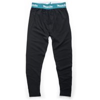 Makita MK502M Tech Baselayer Bottoms Slim Fit Black - Size XL MK502M