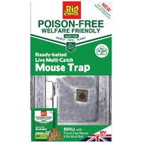 The Big Cheese Poison Free Ready Baited Live Multi Catch Mouse Trap STV202