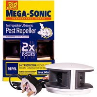 The Big Cheese Mega Sonic Twin Speaker Ultrasonic Pest Repeller STV725