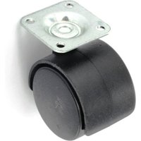 Smiths Ironmongery Twin Wheel Castor Plate Fix B5321