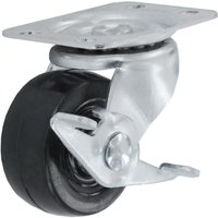Smiths Ironmongery Swivel Castor Wheel With Brake B5338