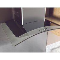 Kitchenplus Curved Glass Cooker Hood SLGH60A