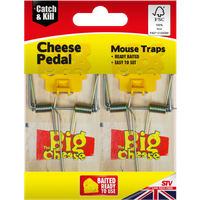 The Big Cheese Cheese Pedal Mouse Traps STV100