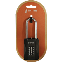 Smiths Locks HD Combination Long Shackle Padlock SMT341