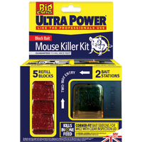 The Big Cheese Ultra Power Block Bait² Mouse Killer Kit STV565