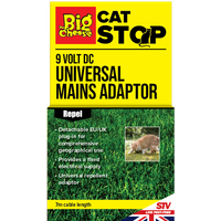 The Big Cheese Universal 9v Mains Adapter + 5M Extension STV612