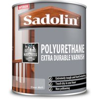 Sadolin Polyurethane Extra Durable Varnish Clear Matt 5038028