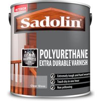 Sadolin Polyurethane Extra Durable Varnish Clear Gloss 5038010