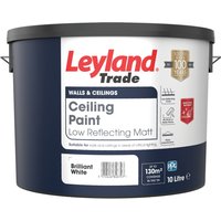 Leyland Trade Ceiling Paint 10L 482479