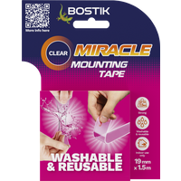 Bostik Miracle Mounting Tape Clear 30628185