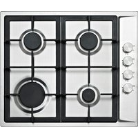 Kitchenplus 4 Burner Stainless Steel Gas Hob KP50A