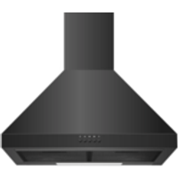 Kitchenplus Black Coating Steel Cooker Hood KPCH60A