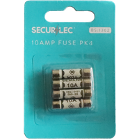 Securlec 10A BS1362 Fuses Blister Pack SL9293