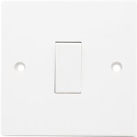Securlec Square 1 Gang 2 Way Light Switch SL9472