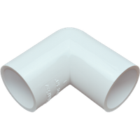 Davant Overflow Knuckle 90° Bend White Pack 10 EOS05W