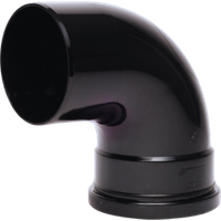 Davant Single Socket 92° Bend Black SPB0004