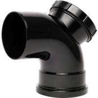 Davant Single Socket Access 92.5°Bend Black SPB0006