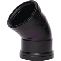 Davant Double Socket 135° Bend Black SPB0007