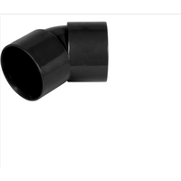 Davant Solvent Weld Obtuse 45° Bend Black PWE4532B