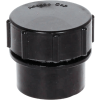 Davant Solvent Weld Screwed Access Plug Black PWP40IB