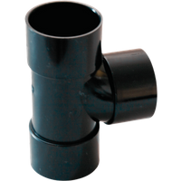 Davant Solvent Weld Swept Tee 92.5° Black PWST32B