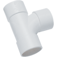 Davant Solvent Weld Swept Tee 92.5° White PWST32WB