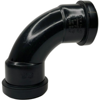 Davant Push Fit Swept Bend 91.25° Black EP09B