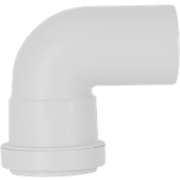 Davant Push Fit Swivel Bend 91.25° White EP23W