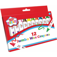 Ig Design 12 Pack Jumbo Wax Crayons CYON/3