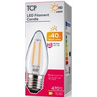 TCP TCP Filament Candle Lamp TCAFC250GCE12527N1P