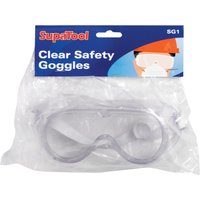 SupaTool Clear Safety Goggles SG1