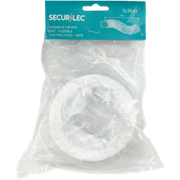 Securlec White PVC Flexible Ducting 1m x 100mm SL9643