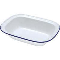 Falcon Oblong Pie Dish - Traditional White 44030