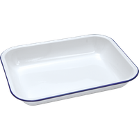 Falcon Enamel Bakepan - Traditional White 61028