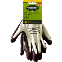 Ambassador Nitrile Coated Triple Pack Gloves AMBNMTP