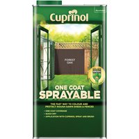 Cuprinol One Coat Sprayable Fence Treatment Forest Oak 5 litre 5355972