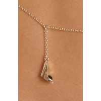 Anything Goes - Silver Jeweled High Heel Waist Chain