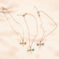 Dragonfly Wrist or Ankle Chain in Gold